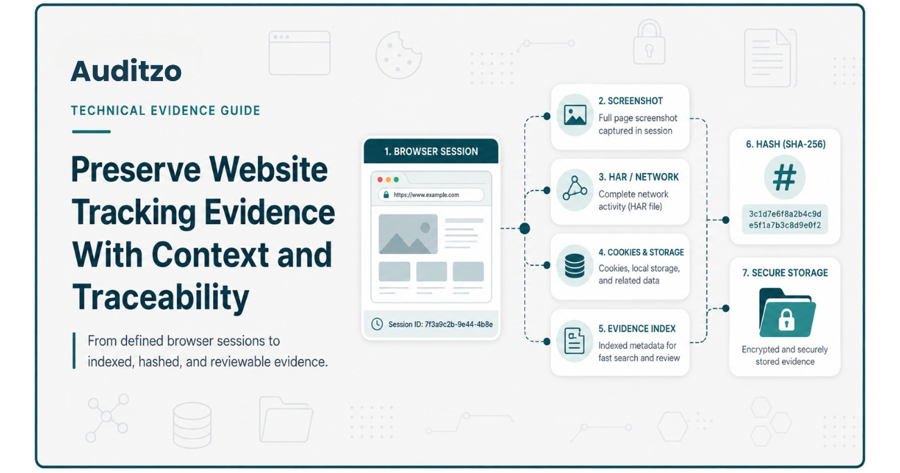 How to Preserve and Organize Website Tracking Evidence for Legal Review
