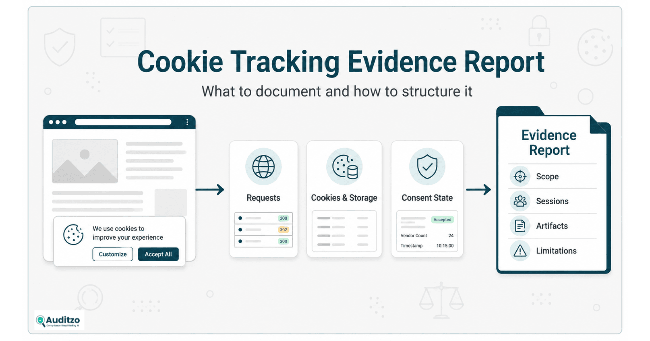 GDPR Cookie Tracking Evidence Report Template: What to Document and How to Structure It