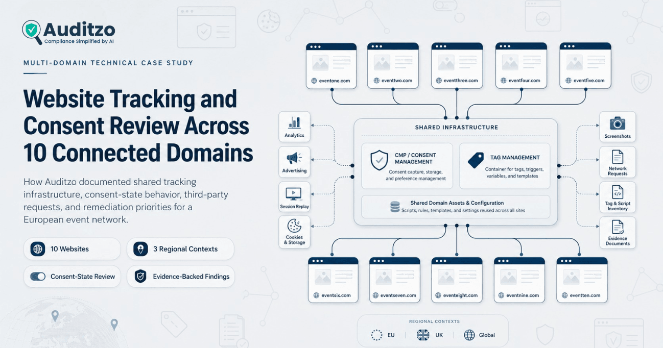 How a European Event Brand Reviewed Website Tracking and Consent Behavior Across 10 Domains