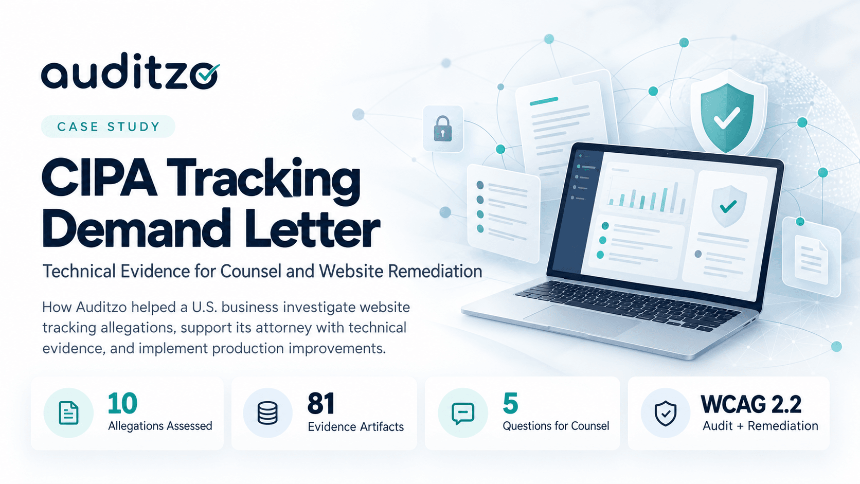 CIPA Tracking Demand Letter: Technical Evidence for Counsel and Website Remediation